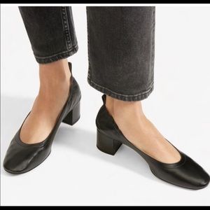 Everlane 9 1/2 Day block heel shoes